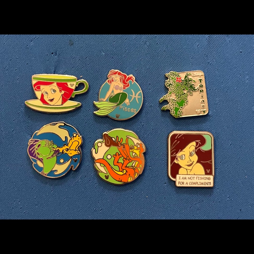 Disney Trading Pin Lot Little Mermaid Ariel